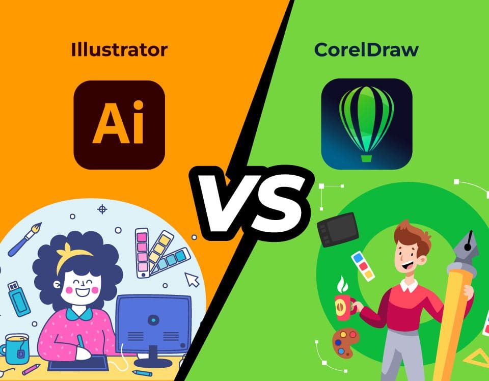 Corel draw vs adobe illustrator, elvis rafael ortiz llamoca, social media, redes sociales, rafael ortiz, diseño gráfico